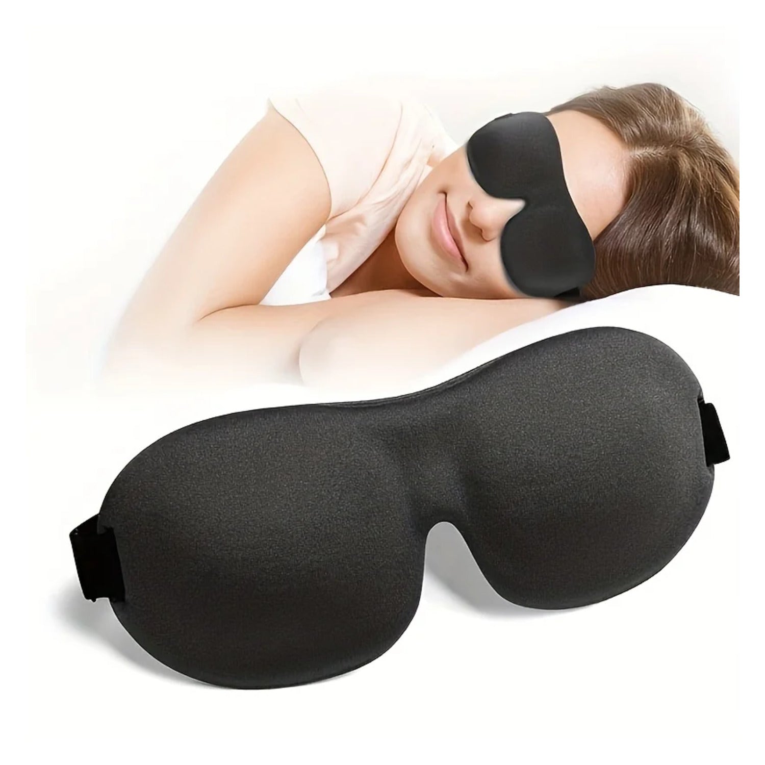 EclipseRest 3D Contour Sleep Mask — lifestyle view