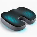 ErgoDrive™ Inclined Car Seat Cushion — ergonomic memory foam for driving all-day back comfort