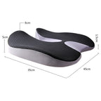 ErgoDrive dimensions: 45 x 35 cm, 1.5 cm at the front and 8 cm at the back