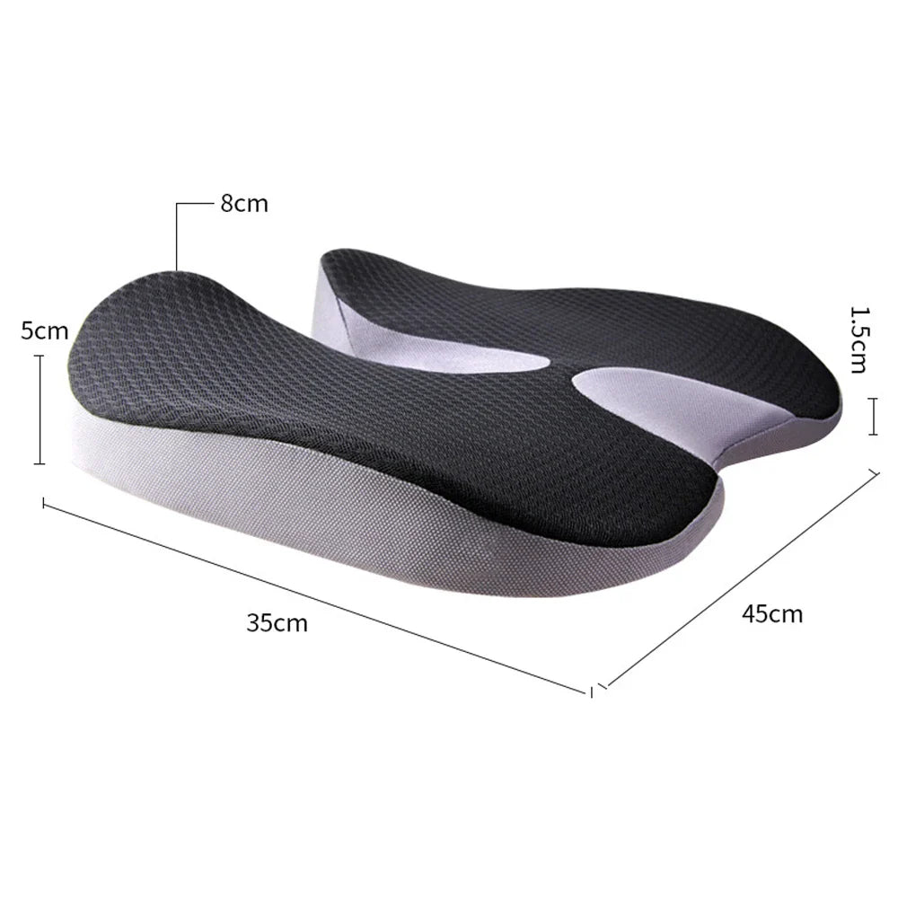 ErgoDrive™ technical dimensions — 45cm x 35cm, 1.5cm to 8cm gradient profile