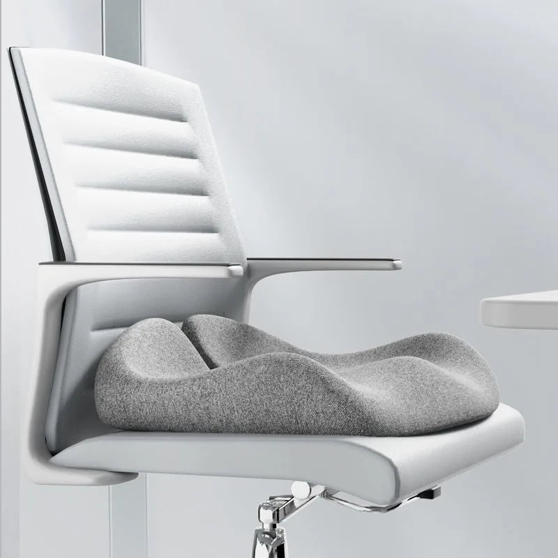 ErgoPro Memory Foam Cushion — detail close-up, mesh cover texture