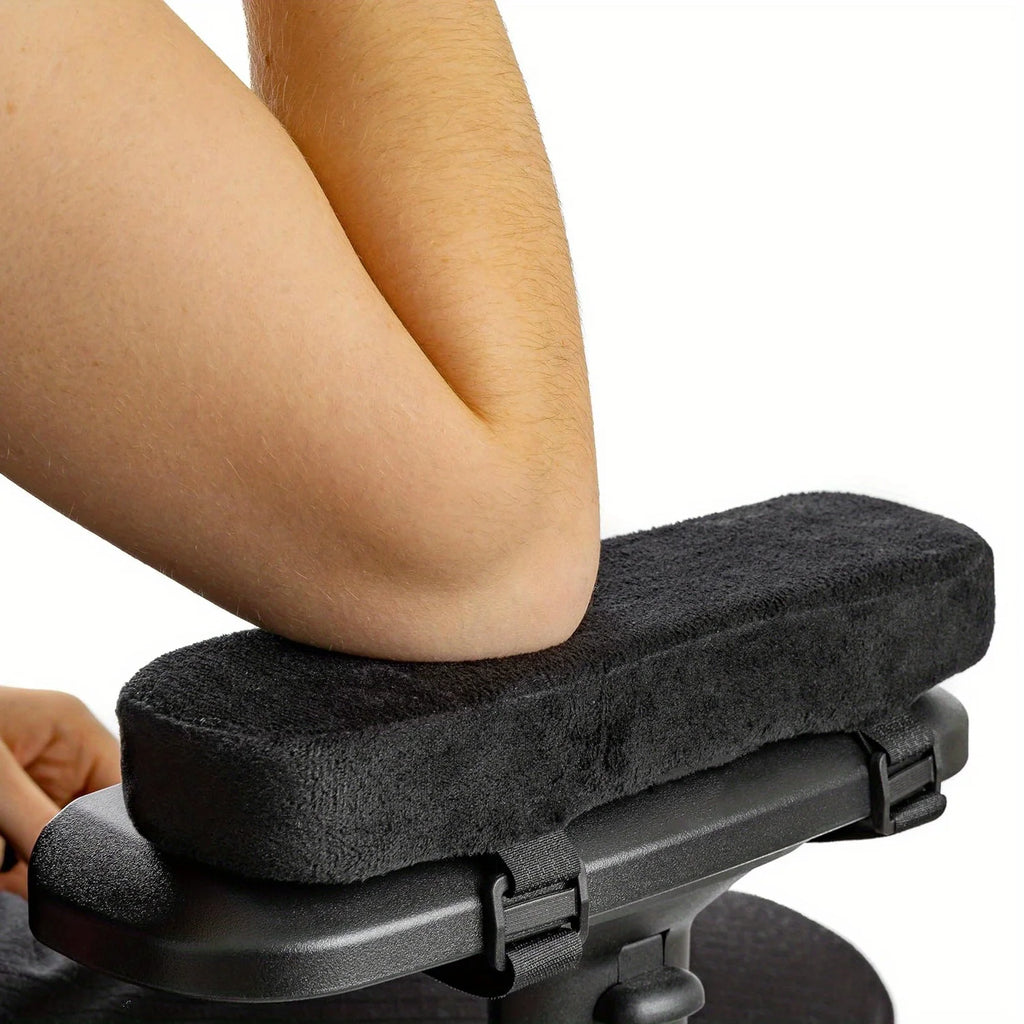 CloudArm office chair armrest pad — forearm resting in use