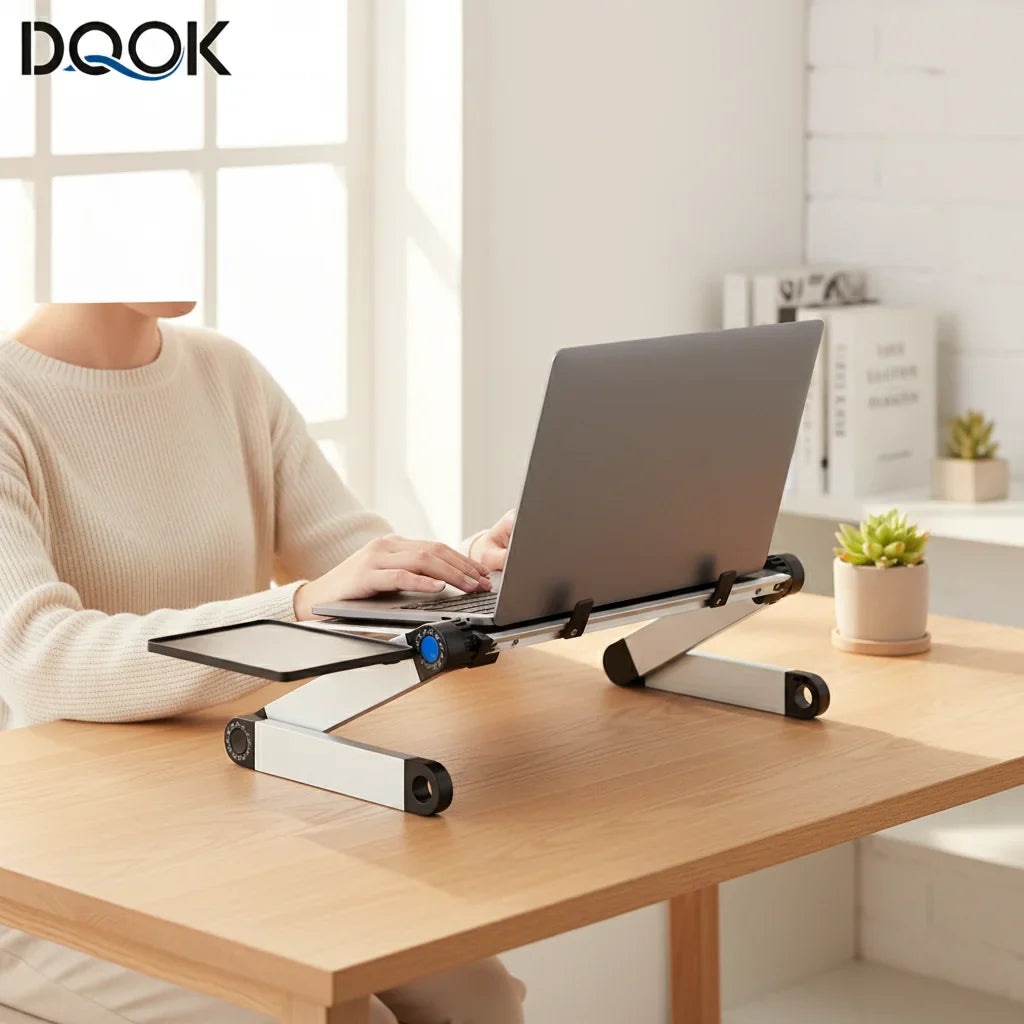 DeskRise Adjustable Laptop Stand - Ergonomic Desk Riser