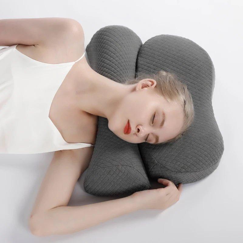 NeckPerfect™ Memory Foam Neck Support Pillow — Cervical Alignment