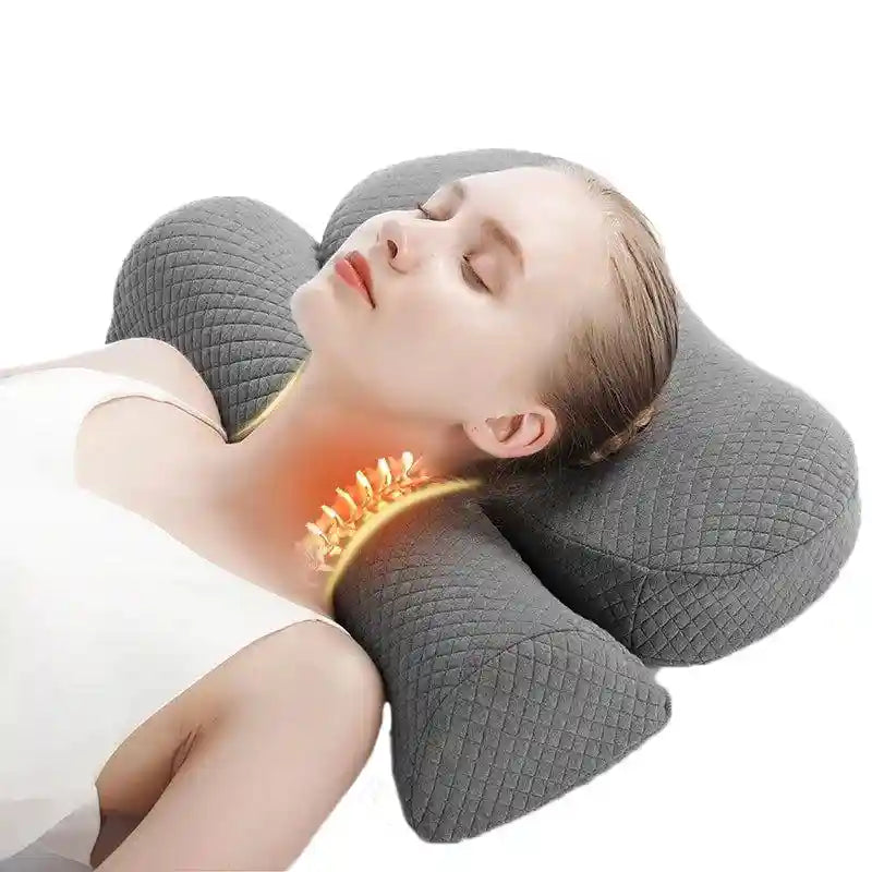 NeckPerfect™ Memory Foam Neck Support Pillow — Cervical Alignment