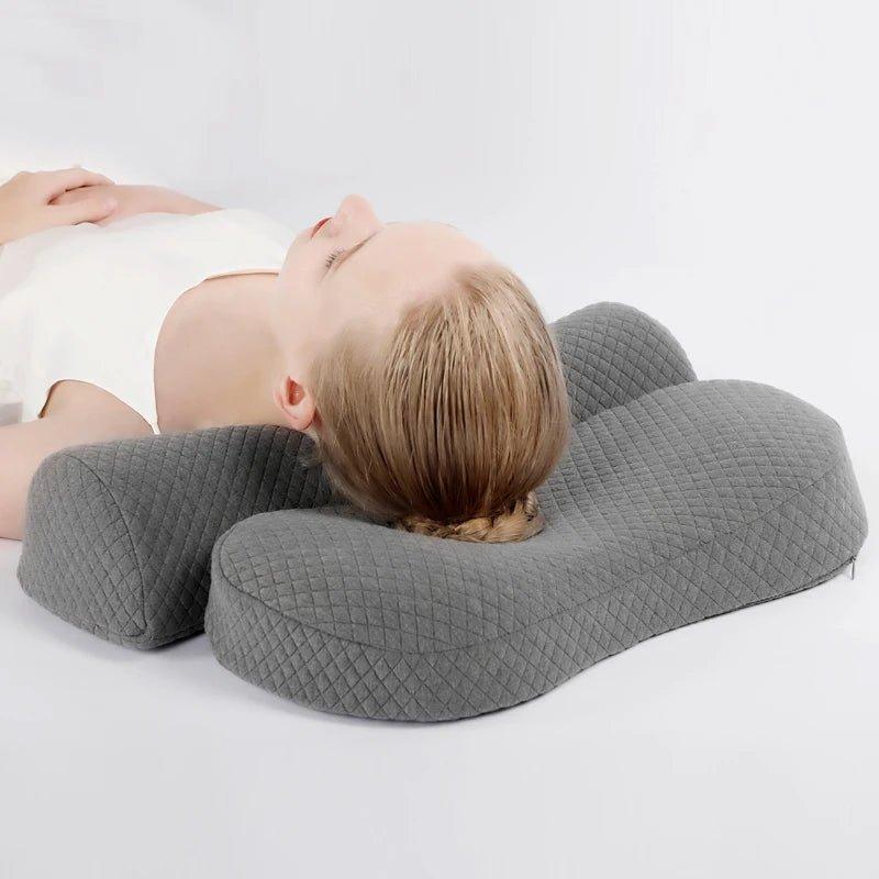 NeckPerfect™ Memory Foam Neck Support Pillow — Cervical Alignment