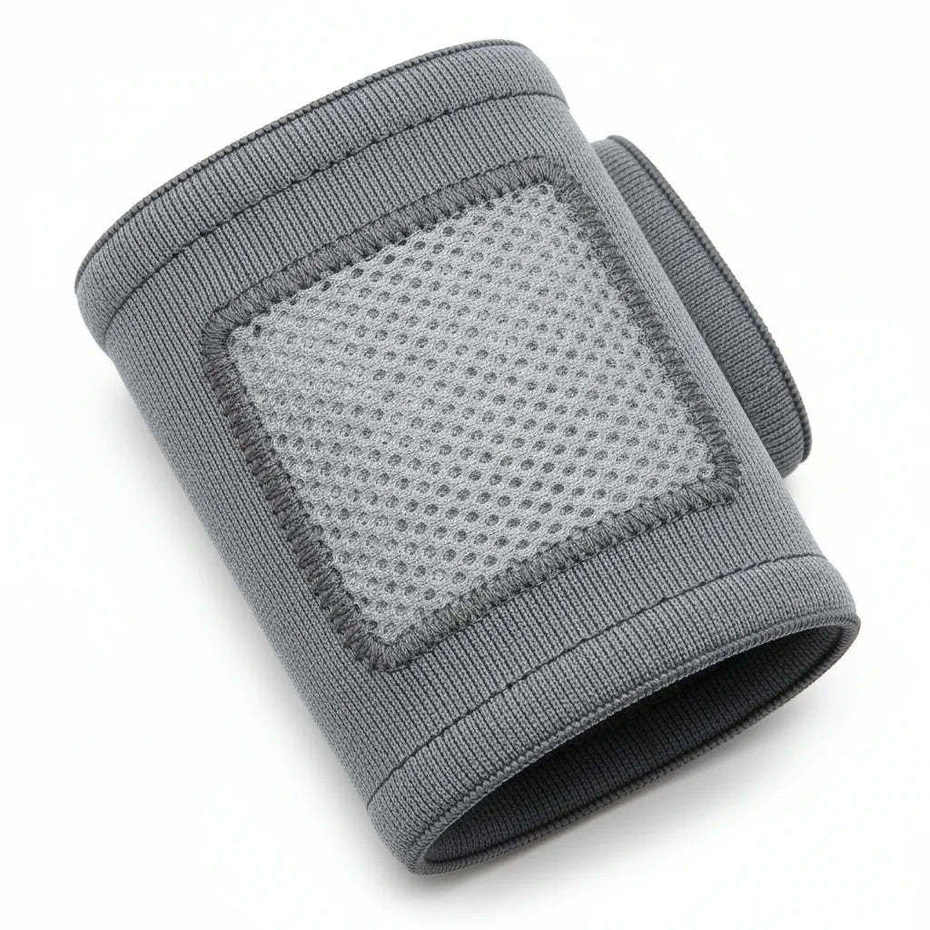 ArmFlex™ Elbow Compression Sleeve — knit and mesh panel detail close-up