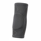ArmFlex elbow sleeve in dark gray knit with a smooth elbow panel, on a white background