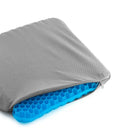 GelRelief gel seat cushion — cooling honeycomb gel core under breathable cover