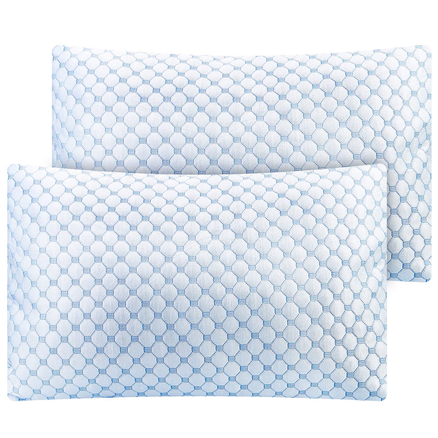 ArcticLoft™ Cooling Gel Memory Foam Pillow — 2-pack, top view