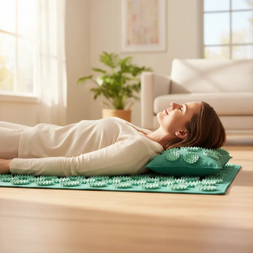 AcuRelief™ Premium Acupressure Mat Set — Back & Neck Tension Relief