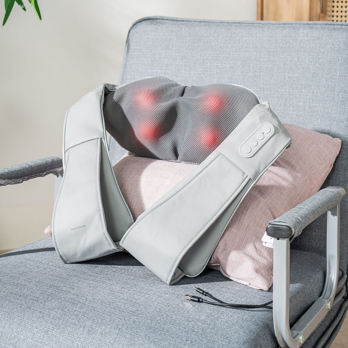 NeckReset™ Cordless Shiatsu Neck Massager — lifestyle in use