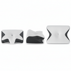 CerviZen contour pillow shown from three angles