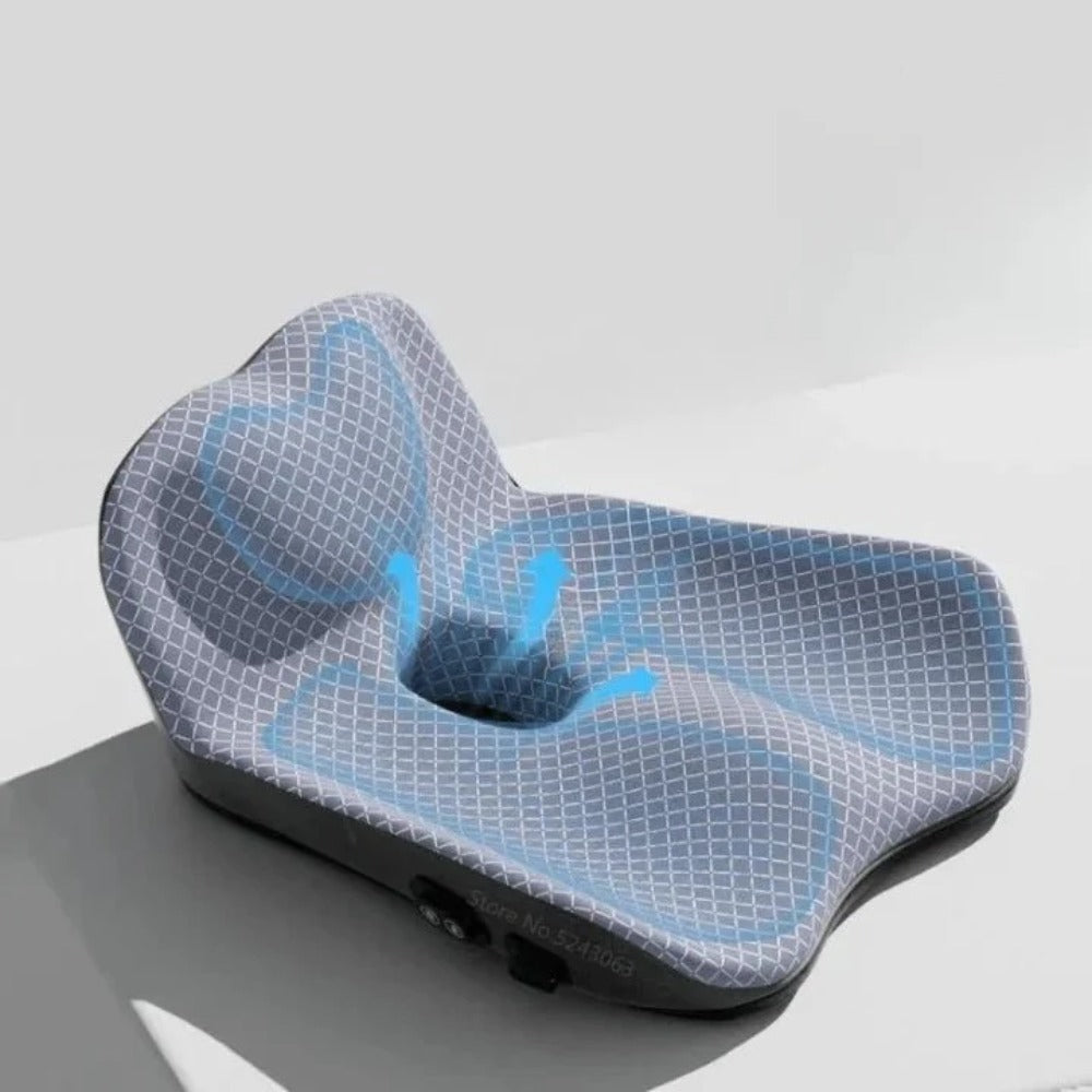 Cusheal ReliefCore Coccyx Seat Cushion for Tailbone Comfort & Prolonged Sitting