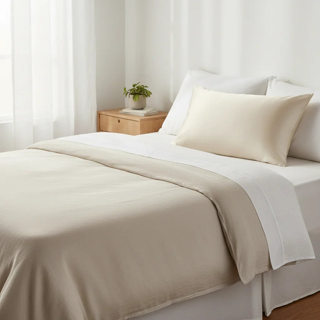 SilkDream™ Mulberry Silk Pillowcase — Smoother Skin & Frizz-Free Hair