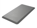 Gray ErgoStand Pro anti-fatigue mat with beveled edges on a white background