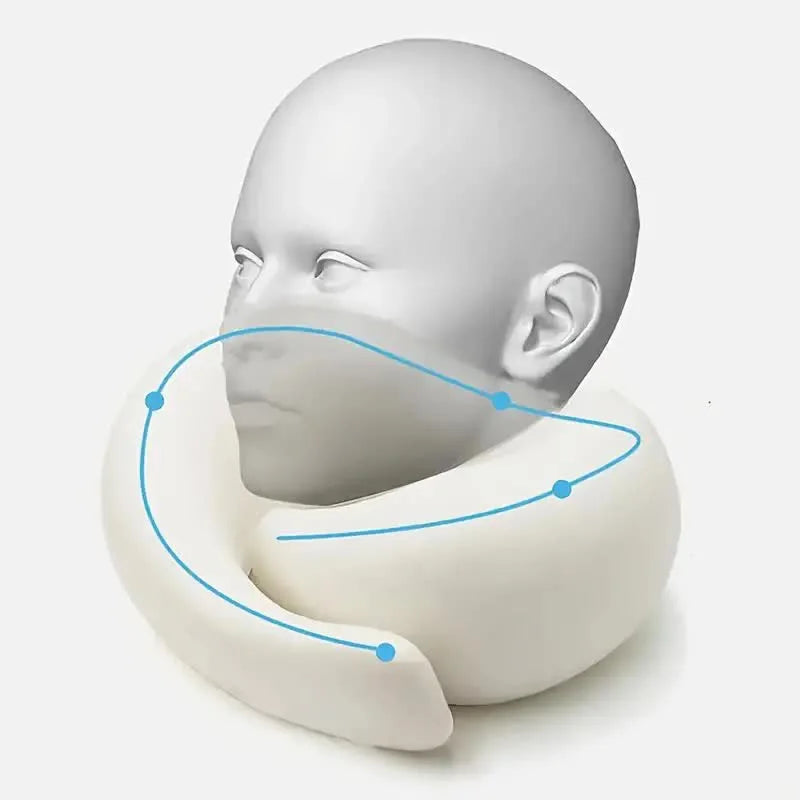 VoyaRest travel neck pillow 360 degree ergonomic neck fit